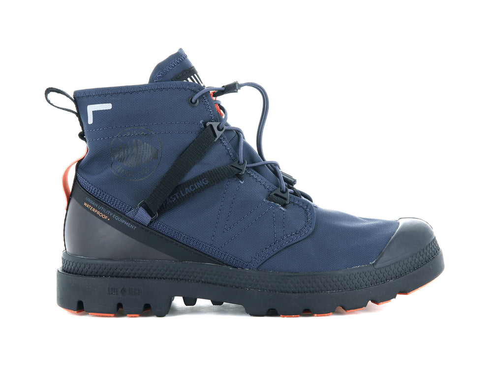 Botas Palladium PAMPA TRAVEL LITE+ WATERPROOF Hombre Indigo | Costa Rica-62798